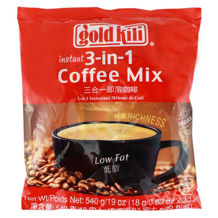 Gold Kili Instant 3-in-1 Coffee Mix 30 sachets | Lazada PH