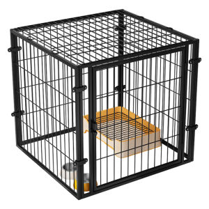 Indoor Cat Cage Villa Large Free Space Assembly Pet House Kitten Nursery Cat Kennel Cat Shelter Villa Style Pet Accommodation