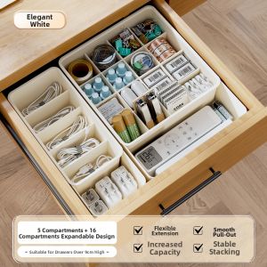 XINGYOU | Adjustable Cable Organizer Storage Box