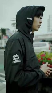 BNY Jaket Cagoule Parasut Pria Casual Bahan Mayer Premium Anti Air Brand Wolv - Mayer Polyester dengan Kesan Ekslusif dan Mewah (Tahan Angin dan Air)