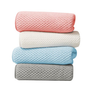 Pure Cotton Bath Towels 2-Piece Set Quick-Drying Absorbent Home Use Mens Womens Couples Towels Soft Comfortable Size 70*140cm