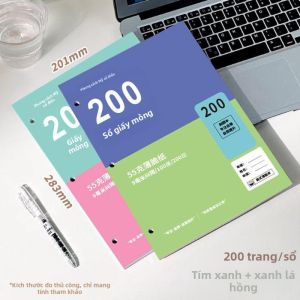 ZHENMIAO | Sổ Gạch Đầu Dòng A4 Mở Rộng Phẳng 200 Trang