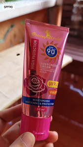 (BUY 1 TAKE 2) Original Rose SPF 90+ Effective Whitening Sunscreen/Face and Body Whitening Sunscreen Skin Care/Moisturizing/Non-sticky/Waterproof/High Protection/Anti-UV/Reduces Sunburn and Redness/Reduces Dark Spots/Whitening Anti-Aging Cream 60ml