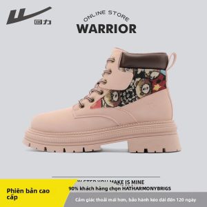 Warrior | Giày Cổ Ngắn Dày Đế Phong Cách Anh Quốc Dành Cho Ngoài Trời
