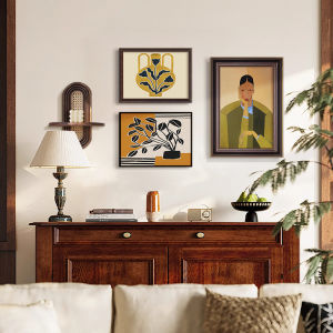 YASISHA | Vintage Style Abstract Art Wall Decor Set