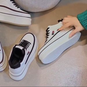 AURORAstrore - BELVA Sneakers Sepatu Fashion Wanita Korean Style Mid Top Shoes