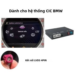 Màn Hình Android Không Dây Carplay MỚI 2025 Cho BMW Mini CIC R55 R56 R57 R58 R59 R60 R61 Hardtop Countryman Cooper Clubman Màn Hình 2.5 Inch