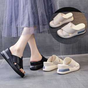 ALEISHA Sandal Wedges Wanita 5 cm Pilihan Warna Soft Model Paling Kekinian