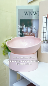 FOCAT Mangkuk Makan Minum Kucing M24 Tempat Makan Hewan Peliharaan Pet Bowl Pet Feeder