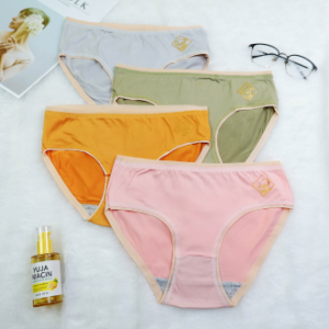 WAWA - (PAKET ISI 3) CELANA DALAM WANITA FASHION BAHAN COTTON SUTRA MOTIF MINI CARACTER CD WA-C31