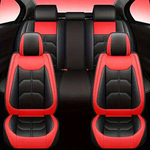Mitsubishi Mirage Strada Xpander Montero Lancer Pajero Eclipse Evo Asx Triton Car Seat Covers Full SetWaterproof Leather 5 Seats Car Seat ProtectorsMitsubishi Exclusive Interior Accessories