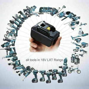 Makita-100% original rechargeable power tool battery 18V battery bl1830 bl1850 bl1860 bl1880 dc18rc 18v genuine battery and charger