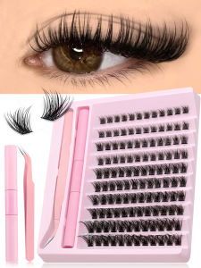 GROINNEYA Lash Clusters Kit: DIY Lash Extensions & Individual Lashes