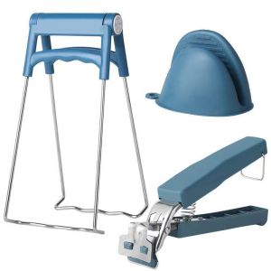 3pcs/set Bowl Clamp Anti Scald Clamp Kitchen Tool Clamp Steaming Vegetable Clamp Anti Slip And Anti Scald Hand Clamp Plate