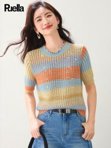 puella | Sequined Hollow-out Summer Knitwear