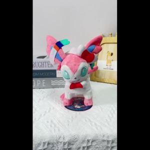 Takara Tomy | Eevee Family Stuffed Doll Pokemon Umbreon Sylveon Espeon Plush Toy Flareon Glaceon Jolteon Vaporeon 13-30cm Christmas Gifts