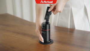 Actual P03Auto Face Tracking Phone selfie stick Smart 360°rotation holder AI Follow-Up video Vlog Live Gimbal Stabilizer Tripod for mobile