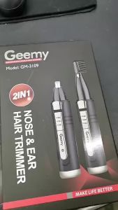 Geemy GM-3109 - High Quality Professional Rechargeable Nose & Ear Trimmer