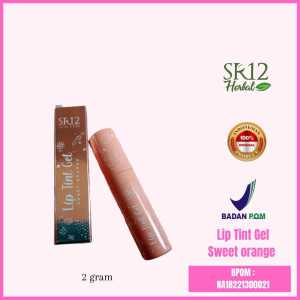 NEW !! SR12 LIPTINT GEL / LIPCREAM BPOM / LIPTINT GEL SWEET ORANGE / LIPSTIK