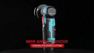 AHH Mini Angle Grinder 16.8V Mesin Gerinda Cordless Gerinda Mesin Potong Dengan Alat Listrik Rumah Alat Pemotong