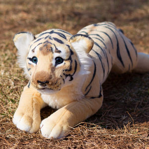 Adorable Plush Toy Tiger Doll Leopard Snow Leopard Lion Cheetah Zodiac Tiger Doll Soft Stuffed Animal Toys for All Ages