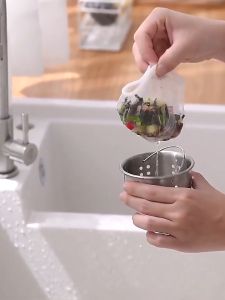 【Woody】  100pcs Kitchen Sink Vegetable Washing Basin Stainless Steel Sink Drain Filter Screen Toilet Sewer Floor Drain Filter