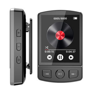 MP3 Player Bluetooth 5.2 1.77 inch Screen Music Player with Speakers Lossless Sound Quality with Recording E-Book Video Playing