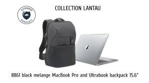 8861 - Rivacase Macbook Pro 16 and Ultrabook Backpack 15.6" (Black Melange)