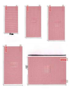 Universal A4 High Definition Film Cuttable Pet Grid Car Electric Vehicle Navigation Screen Sticker Electrostatic Absorption 12 Inch Senior Phone Film