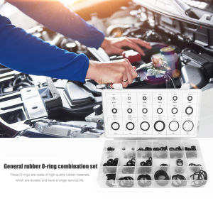 ZCAUTO 225Pcs O-Ring Seal Set Suku Cadang Otomotif Seal Gasket Gasket Set