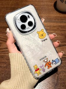 Honor Magic8/7 Phone Case Winnie the Pooh Simple Cartoon New Model 6 Transparent Womens Style 4/3 Soft Shell pro Mens Edition Cute High Creative Anti-Fall Full Cover Lens Cap