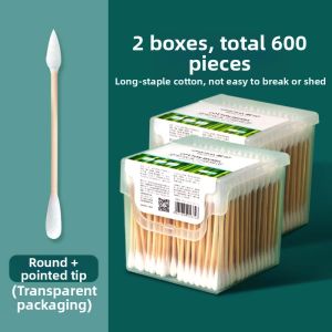 CHAHUA | Fine-tip Dual-End Cotton Swabs Disposable Baby Ear Cleaning & Makeup Application