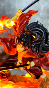 Mô Hình Tsugikuni Yoriichi chiến đấu - có led - cao 22cm - Full box - Kimetsu No Yaiba - Có Hộp Màu