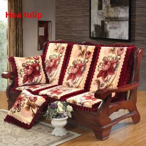 Gối Sofa Không Trơn Dày cho Một Người có Tựa Lưng