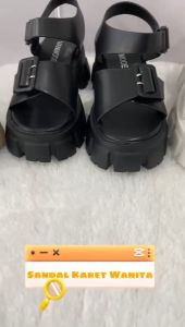 NEW!!! Sandal Kick Off Import Wanita WA085 Import Sandal Wanita Kekinian Karet (+Box) Import