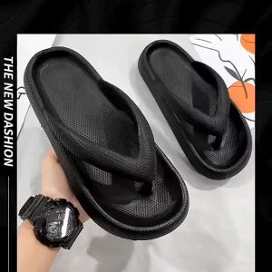 2024 flip-flops clip-on outdoor womens sandals Eva casual flat soft bottom outer wear flip-flops sandals women sandals for woman