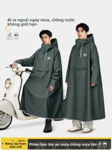 QUANYAN | Áo Mưa Chống Thấm Dành Cho Người Lớn Đi Xe Tự Hành 1 Cái