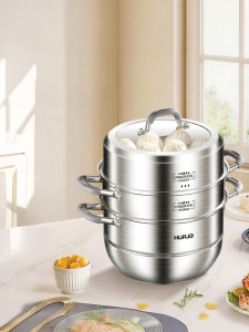 HUAJIDA | True 304 Stainless Steel Thickened Steamer
