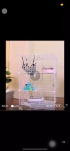 Chuồng mèo lắp ghép size đại kích thước dài 1m4 x rộng 1m4 x cao 1m4 nhà siêu rộng cho pet