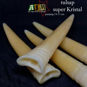 Pipa once tulsap import super kristal padat model tarduy panjang 14cm 15cm