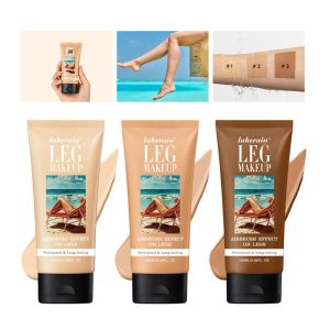 100ml กันน้ํา Long Lasting Body Tanning Cream Medium Bronze ขาแต่งหน้าขาแต่งหน้าโลชั่นแม้ผิว Body Foundation