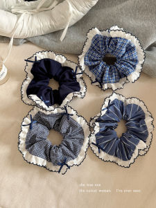 Dây Buộc Tóc Kẻ Caro Xanh Đa Năng Cho Nữ Dây Buộc Tóc Búi Cao Dây Buộc Tóc Bằng Vải Dây Buộc Tóc Thời Trang Dây Buộc Tóc Mềm Mại