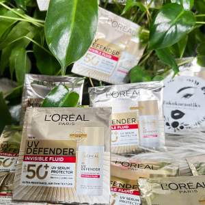 Sunscreen sachet Paris UV Defender Invisible Fluid Sunscreen SPF50+ PA++++ kemasan sachet 15ml