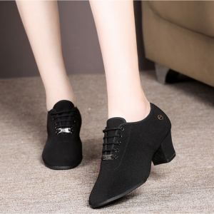 Womens Latin Jazz Modern Ballroom Salsa Womens High Heels Tango Dance Shoes Breathable Dance Shoes