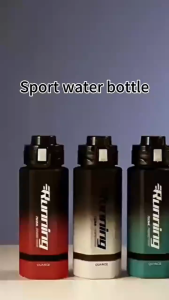 QUANGE Sports Water Bottle Tritan Material Gradient Color Heat-Resistant