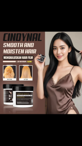 LIFUSHA CINDYNAL Pelurus Rambut Permanen Original 100% untuk Rambut Rusak dan Kering Tanpa Catok Smooth And Moisten Hair Film No Steaming / Masker Rambut Creambath Hair Mask
