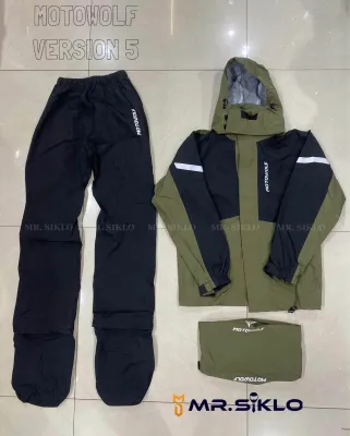 MOTOWOLF Raincoat V5 / Raincoat version 5 Upgraded Rainwear Rainstorm Jackets Waterproof & Windproof