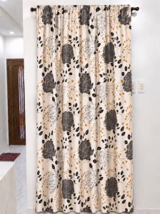 Amandas set of camellia gray curtains for door window sink and valancer.6ft 7ft
