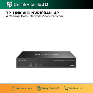 tp-link VIGI NVR1004H-4P 4 Channel PoE+ Network Video Recorder | TP-Link VIGI by EJD