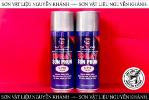 Sơn xịt TaiYang mã S-210 màu bạc Silver – Sơn phun đa năng 400ml sơn xịt màu bạc dùng cho kim loại gỗ nhựa bê tông